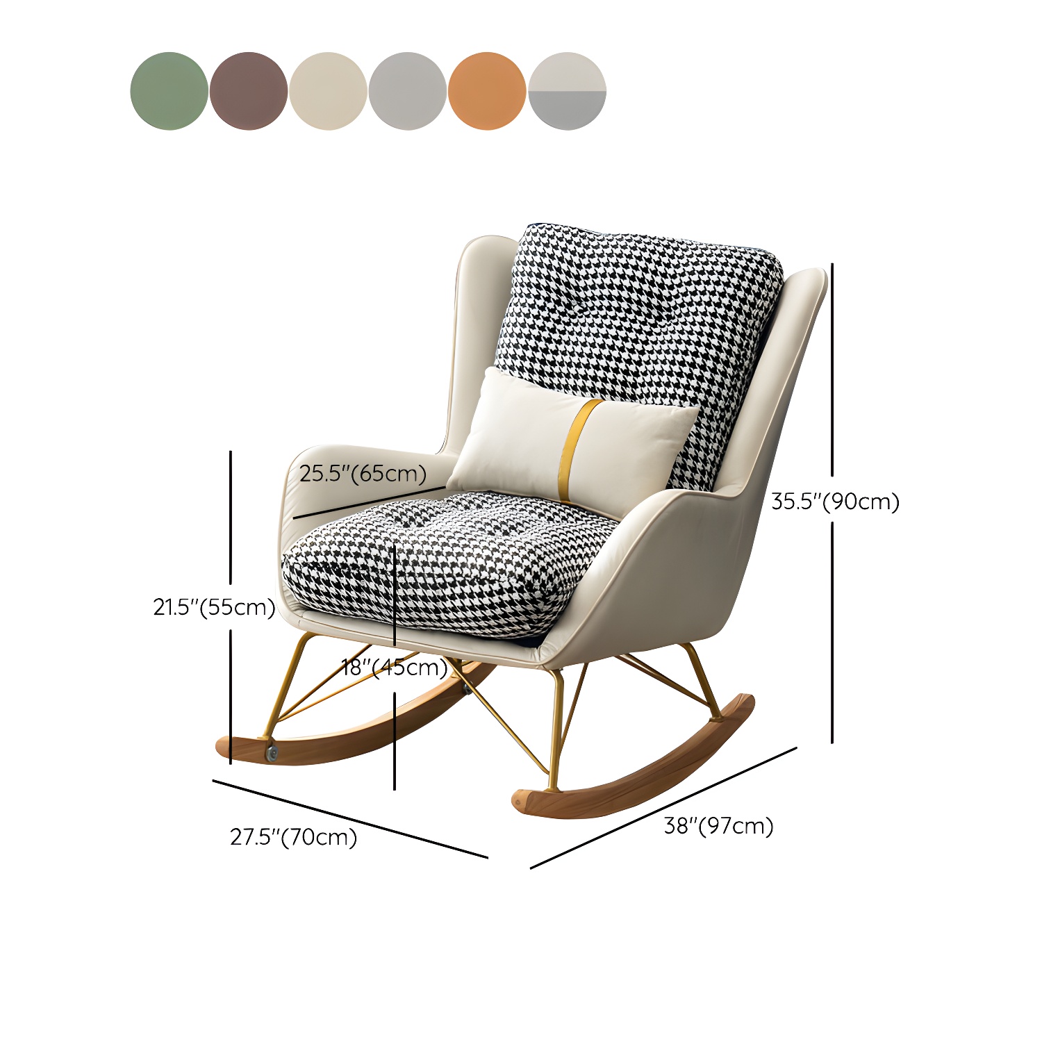 Upholstered Rocker | Ormau - image 22