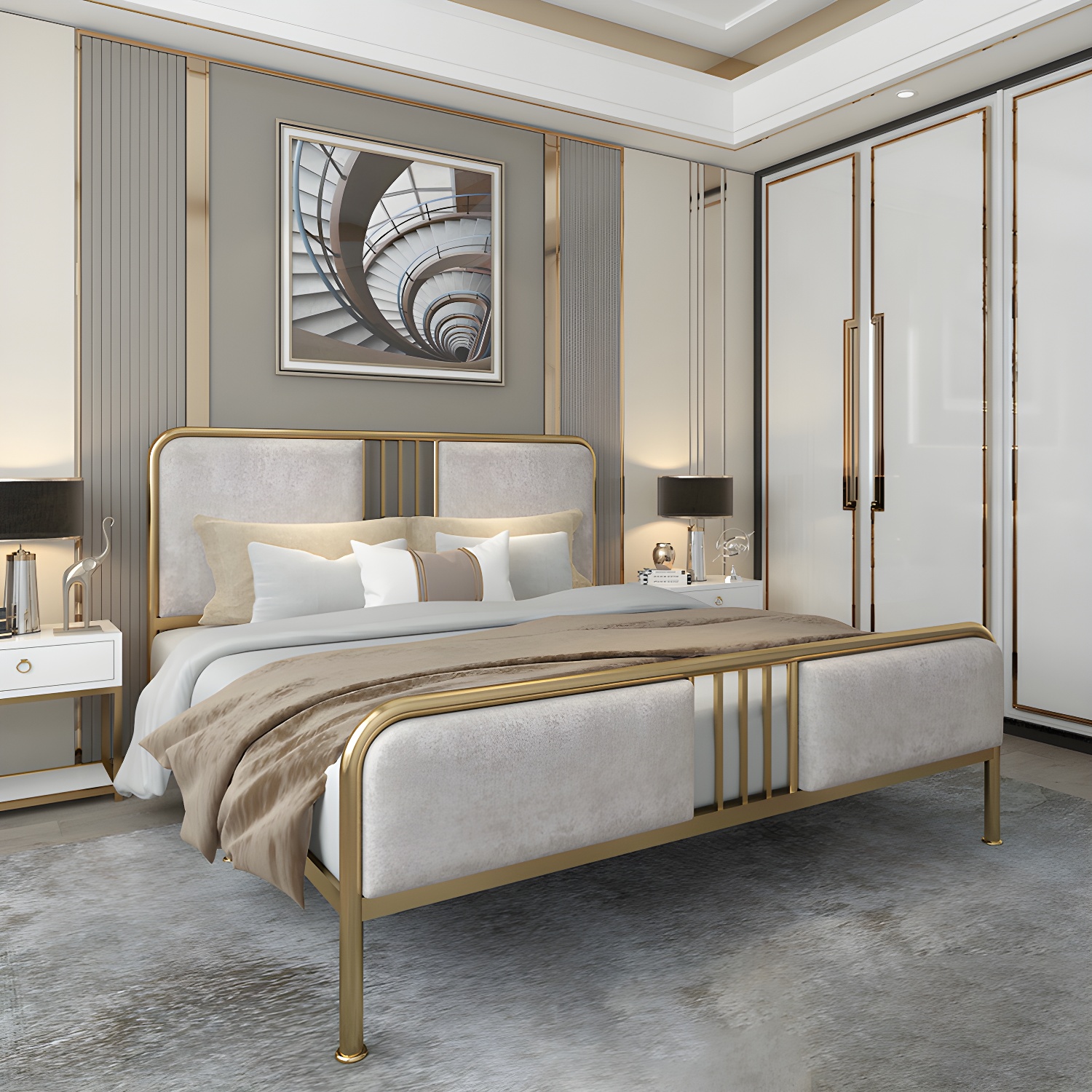 Glam Open-Frame Bed | Ormau - image 4