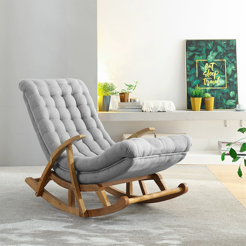 Upholstered Rocking Chair | Ormau - image 9