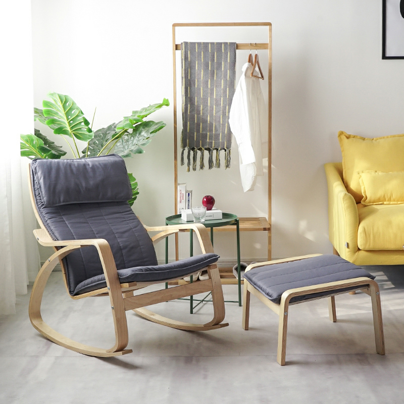 Modern Rocker & Ottoman Set | Ormau - image 7