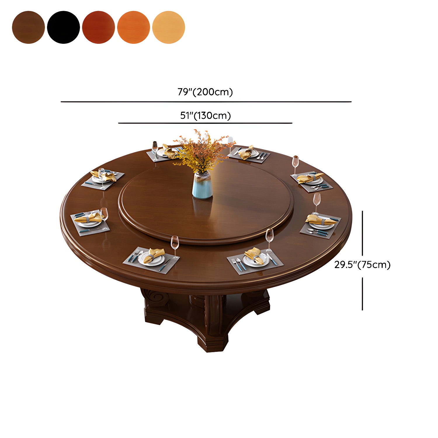 Turntable Dining Table | Ormau - image 23