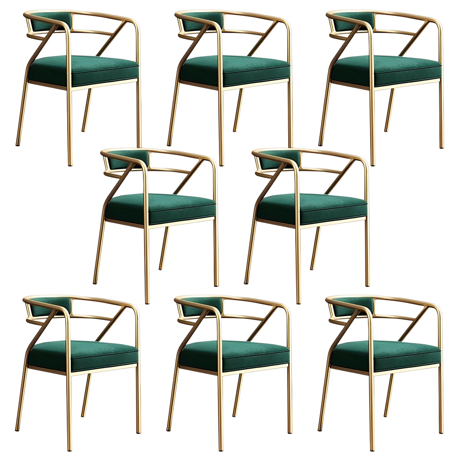Glam Upholstered Arm Chair | Ormau - image 65