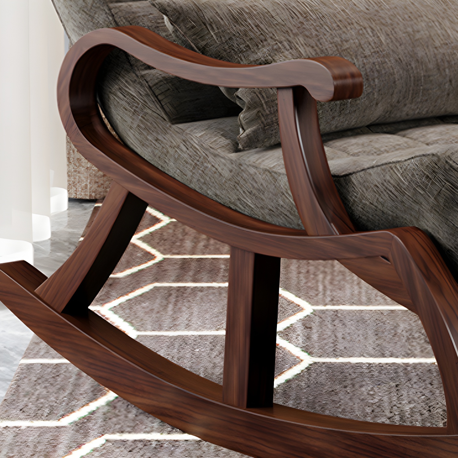 Upholstered Rocking Chair | Ormau - image 21
