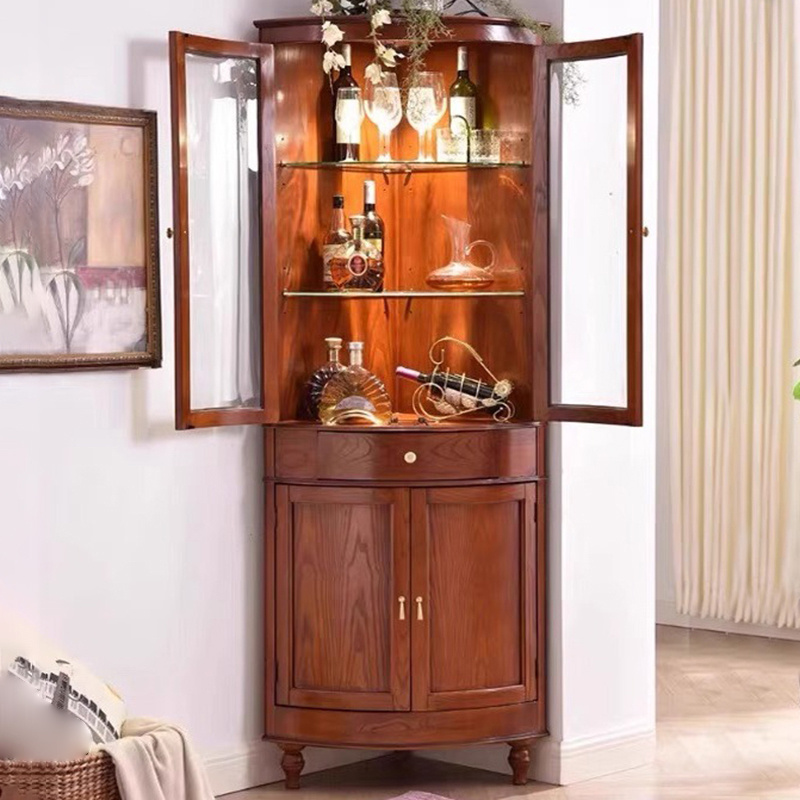 Corner Accent Cabinet with Glazed Door | Ormau - image 3