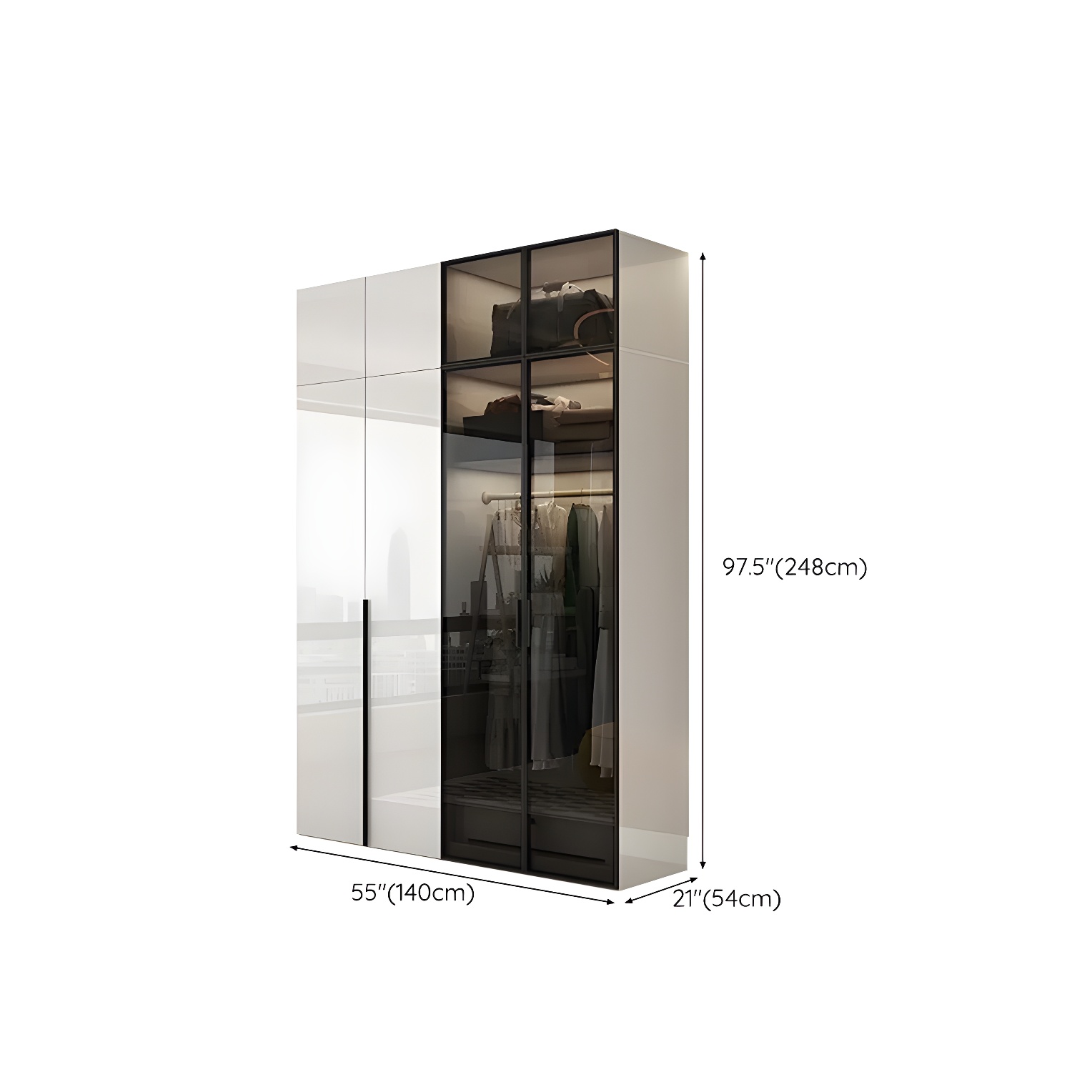 Sleek White Wardrobe | Ormau - image 20