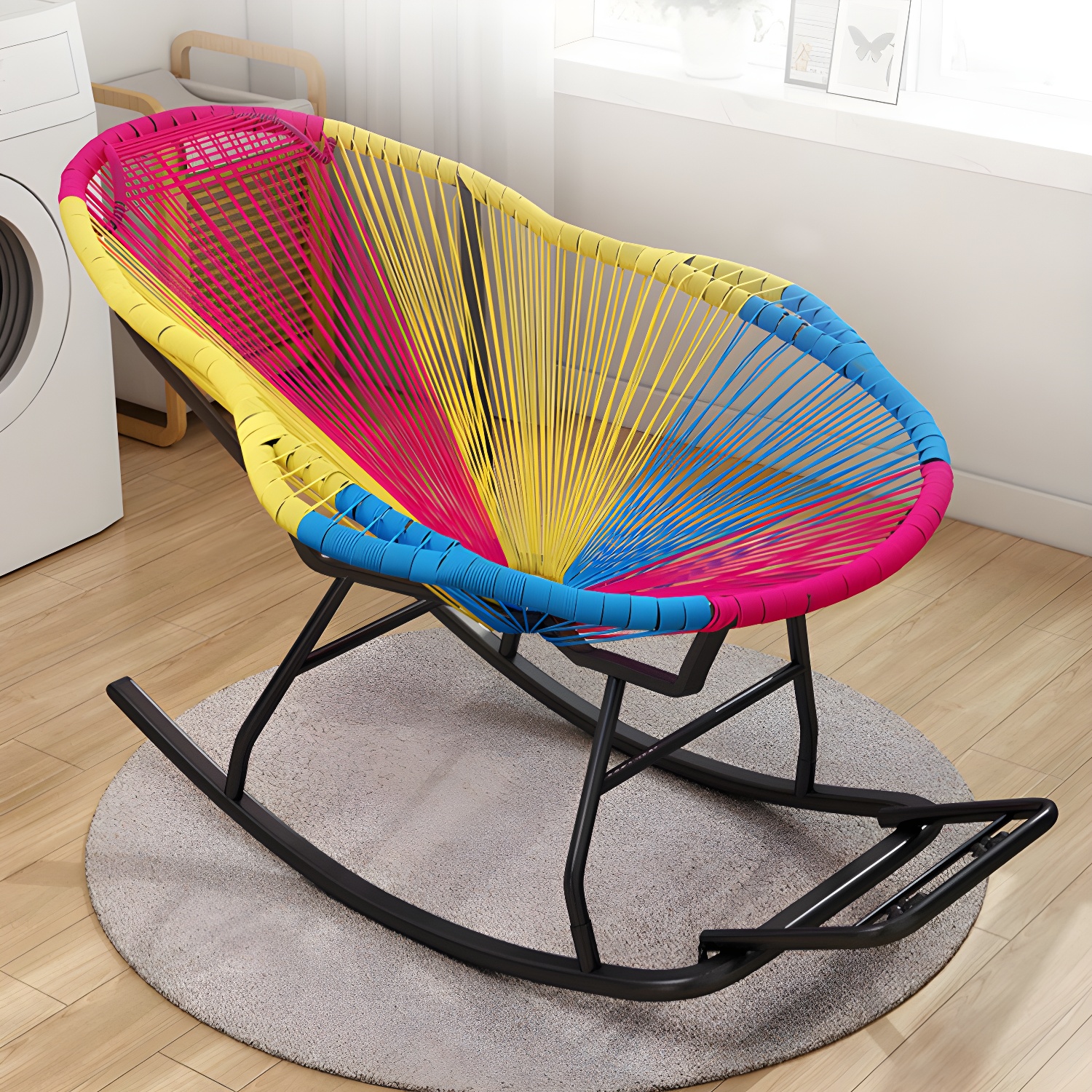 Wicker Rocking Accent Chair | Ormau - image 11