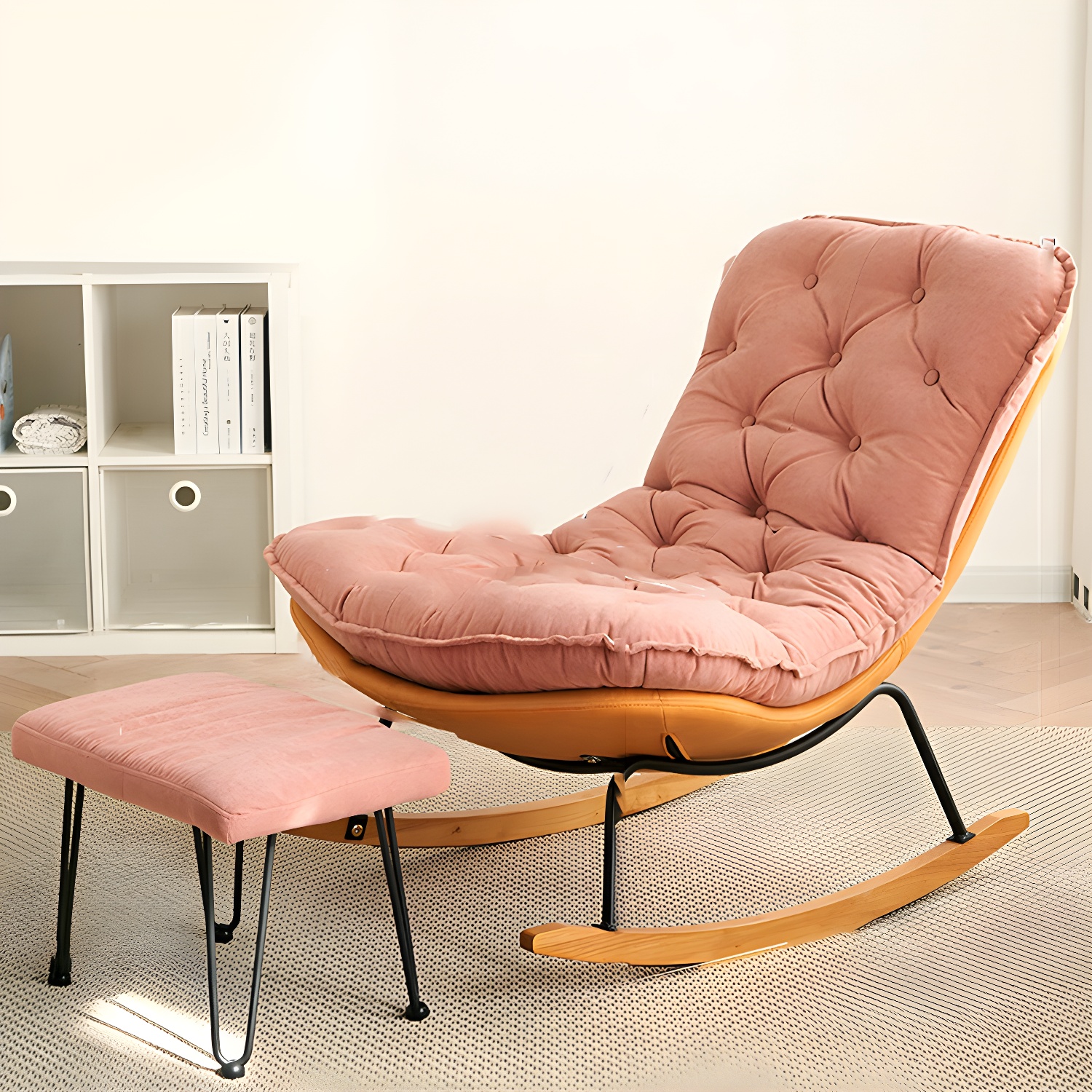 Button-Tufted Rocking Chair | Ormau - image 32