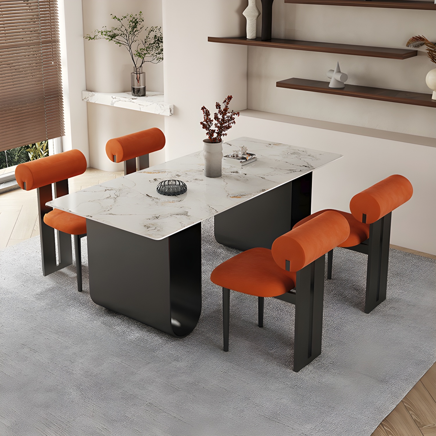 Nordic Rectangle Dining Set | Ormau - image 10