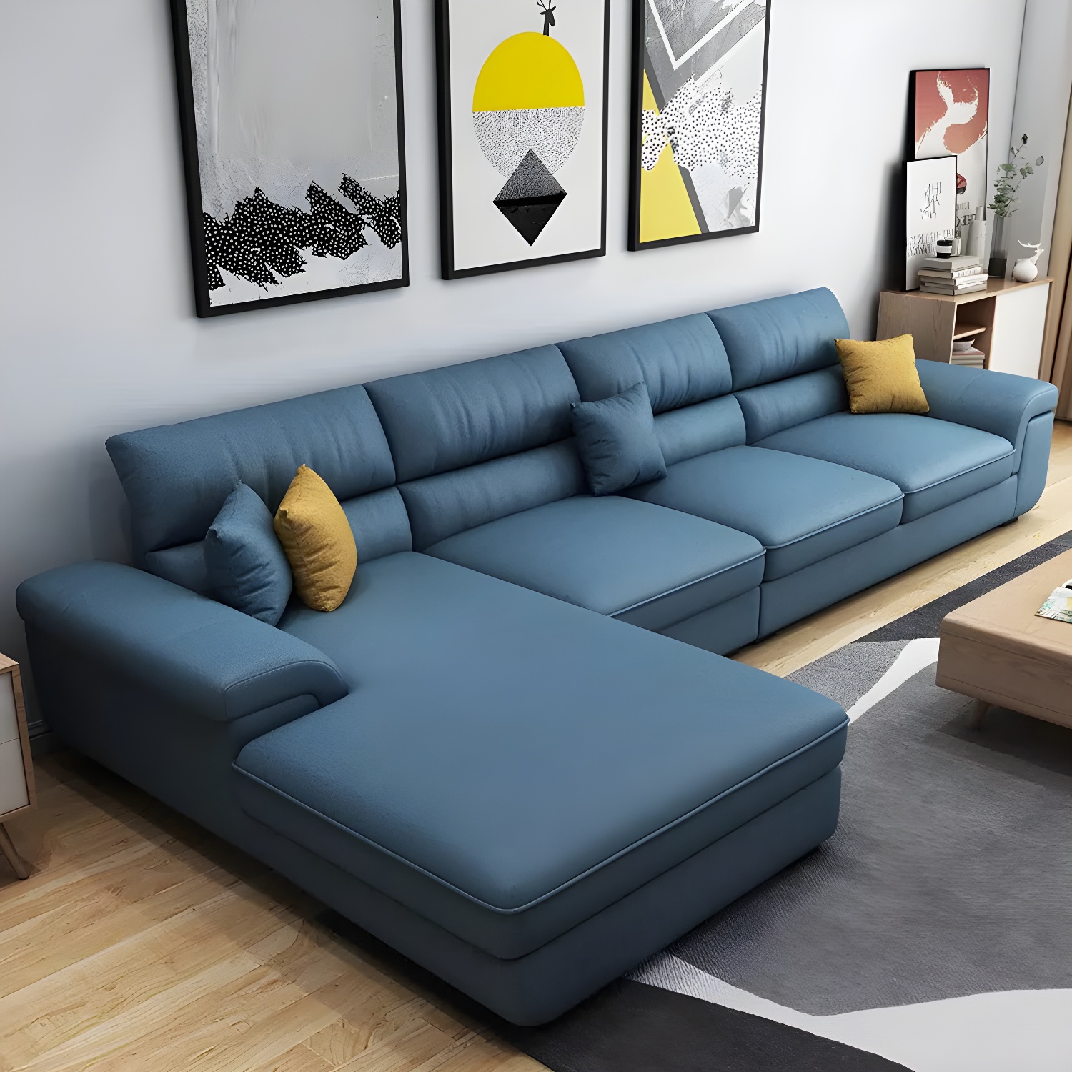 Modern Pillow Top Sectional Sofa | Ormau - image 17