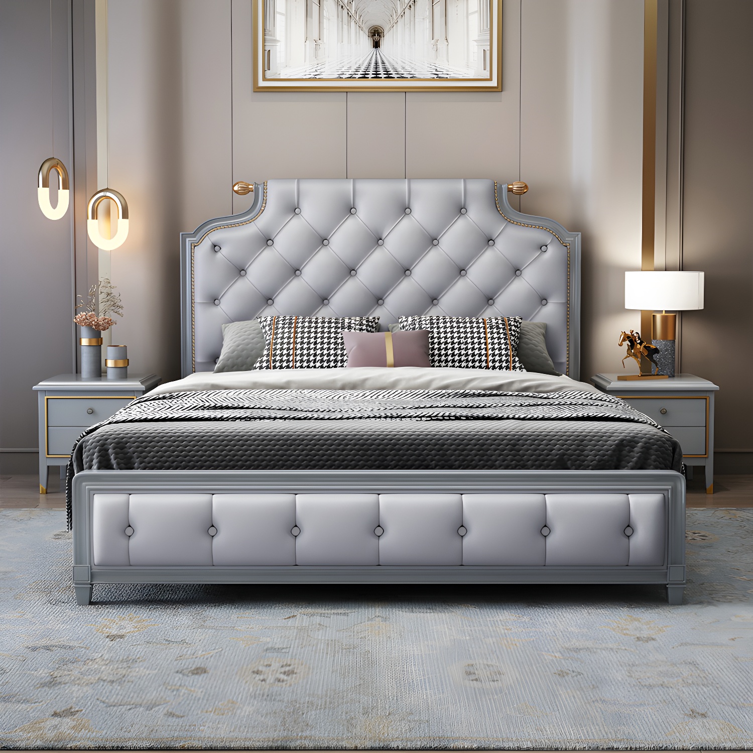 Tufted Panel Bed | Ormau - image 2