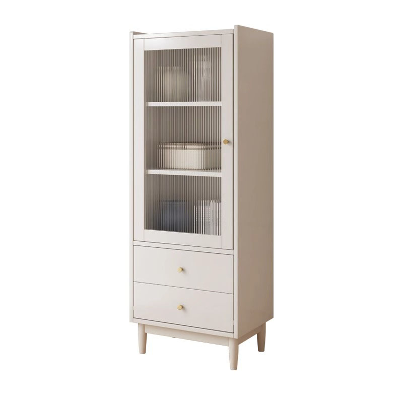 Solid Wood Accent Cabinet with Glass Door | Ormau - image 17