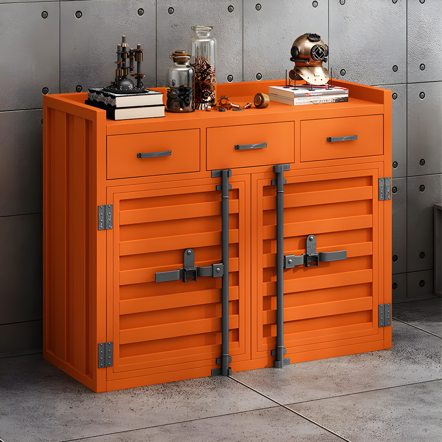 Industrial Metal Sideboard | Ormau - image 6