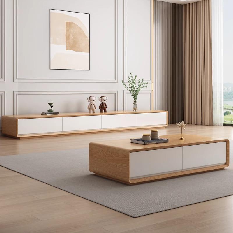 Oblong Wood TV Stand | Ormau - image 2