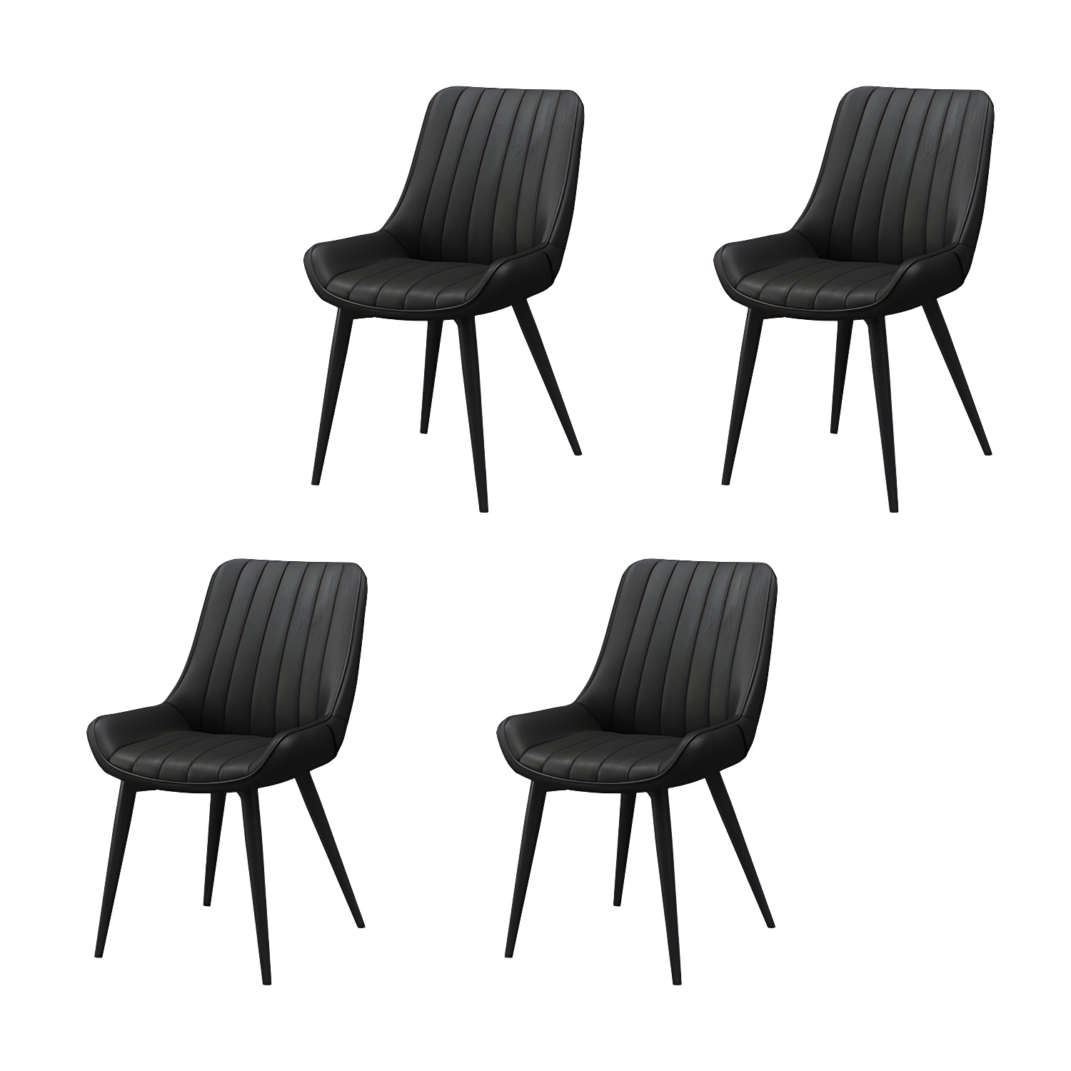 Faux Leather Dining Side Chair | Ormau - image 28