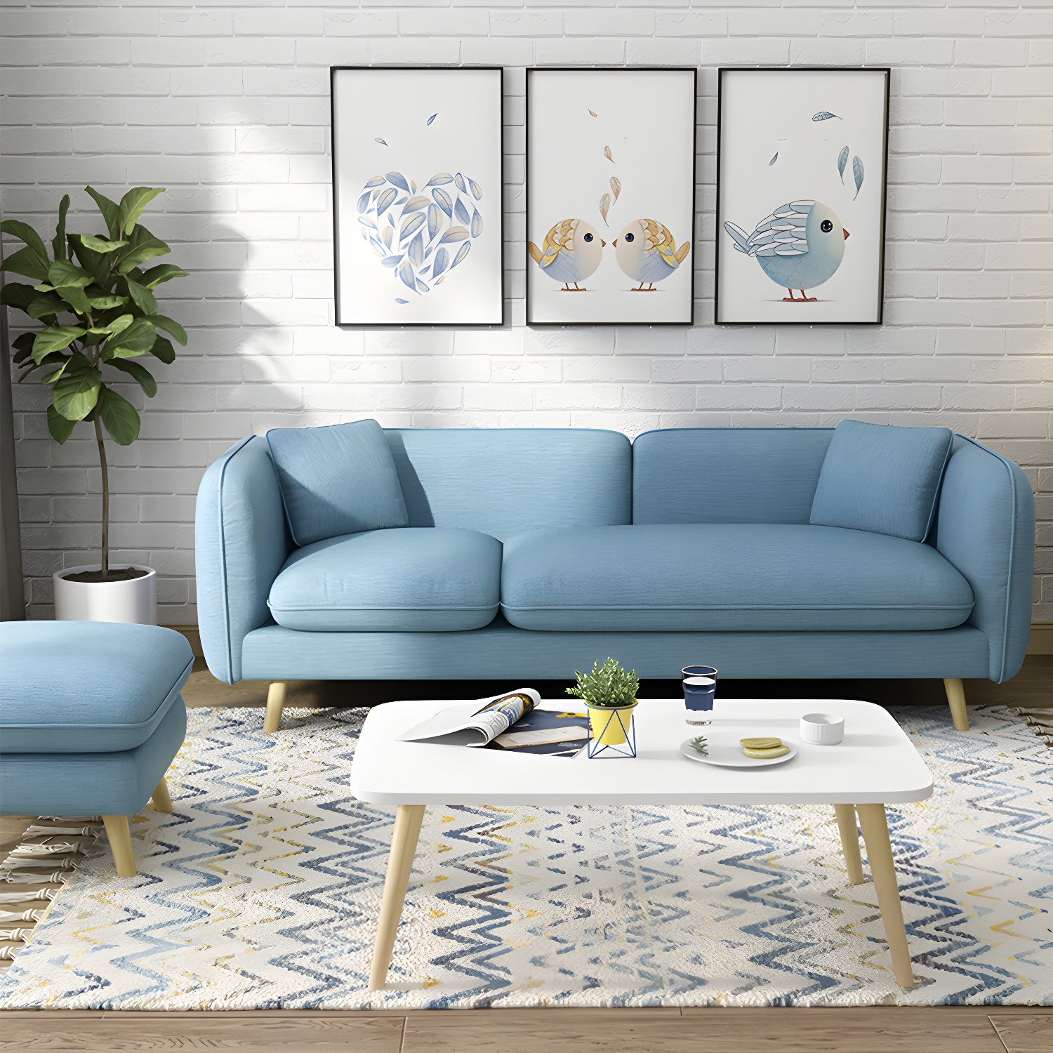 Linen Tuxedo Sofa | Ormau - image 5