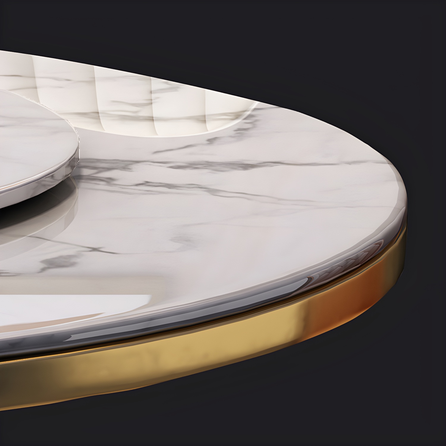 Glamorous Marble Dining Set | Ormau - image 3