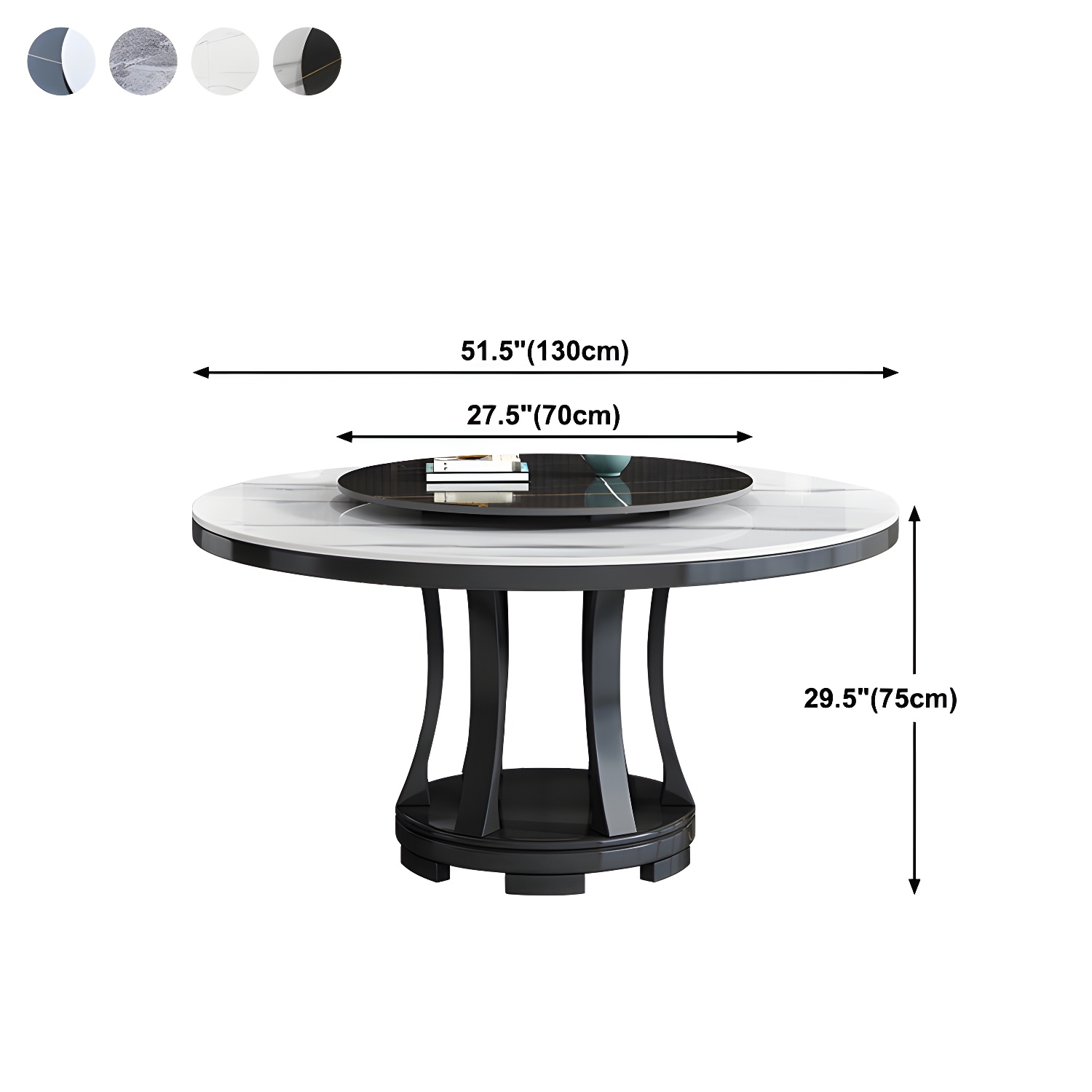 Modern Stone Top Dining Table | Ormau - image 13
