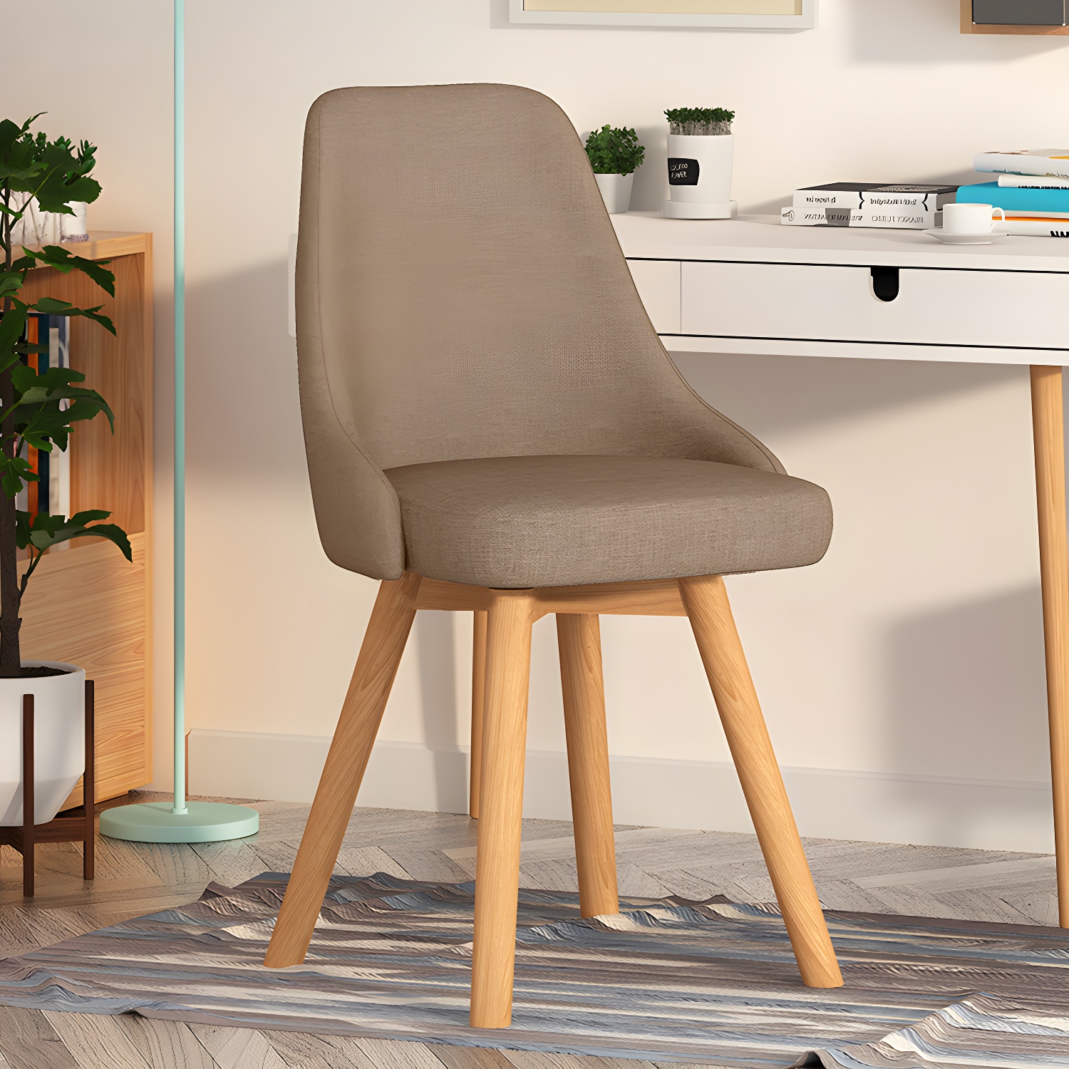 Modern Swivel Dining Chair | Ormau - image 16