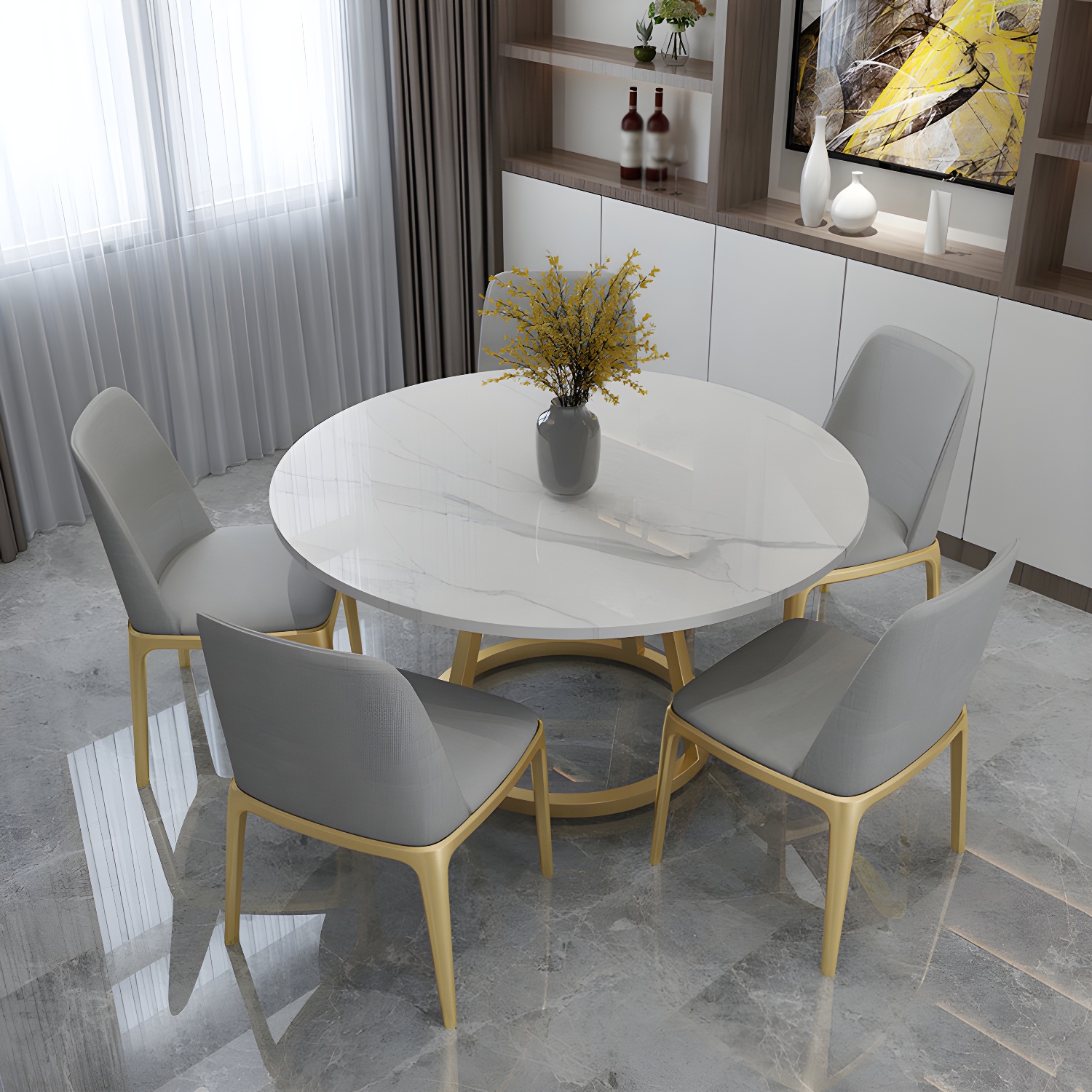 Round Stone Dining Table | Ormau - image 3