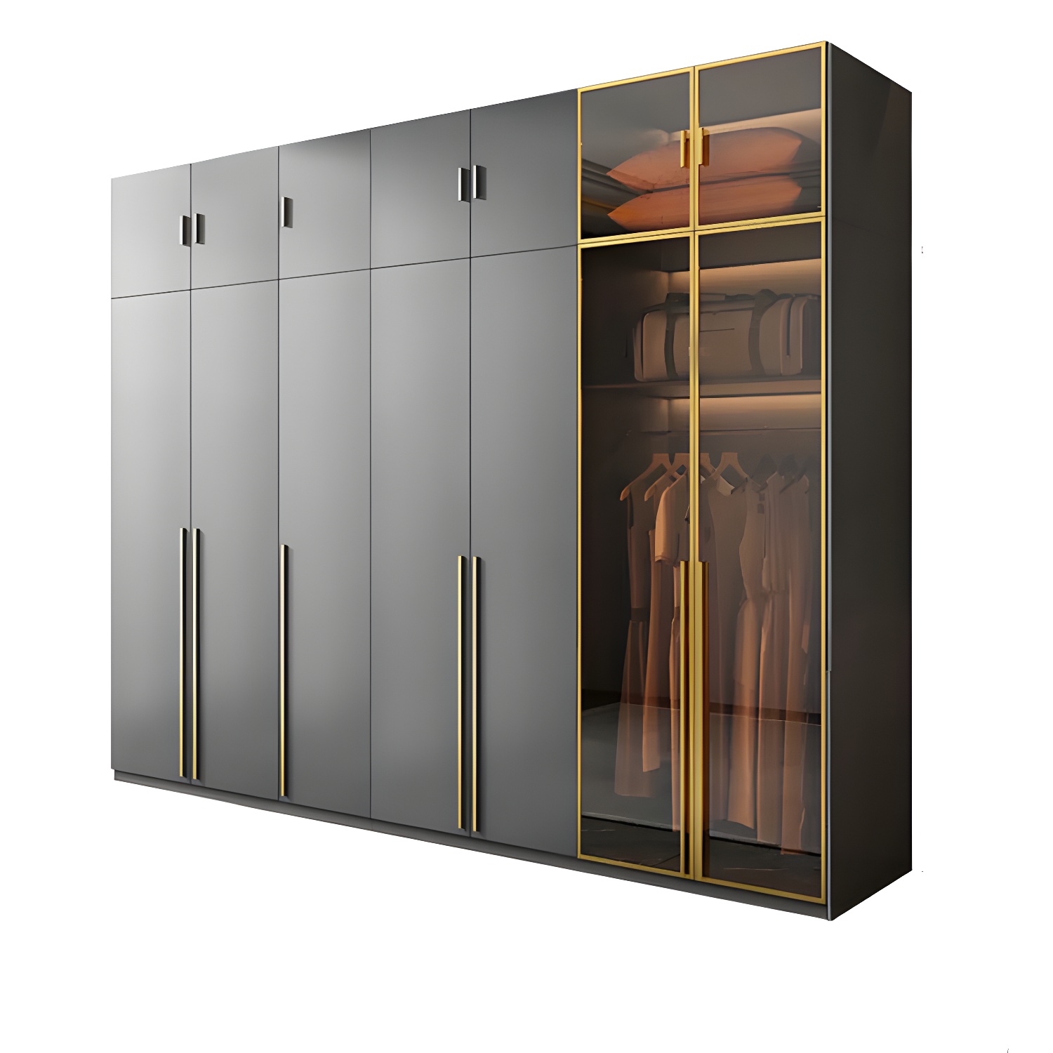 Modern Glass Wardrobe | Ormau - image 58