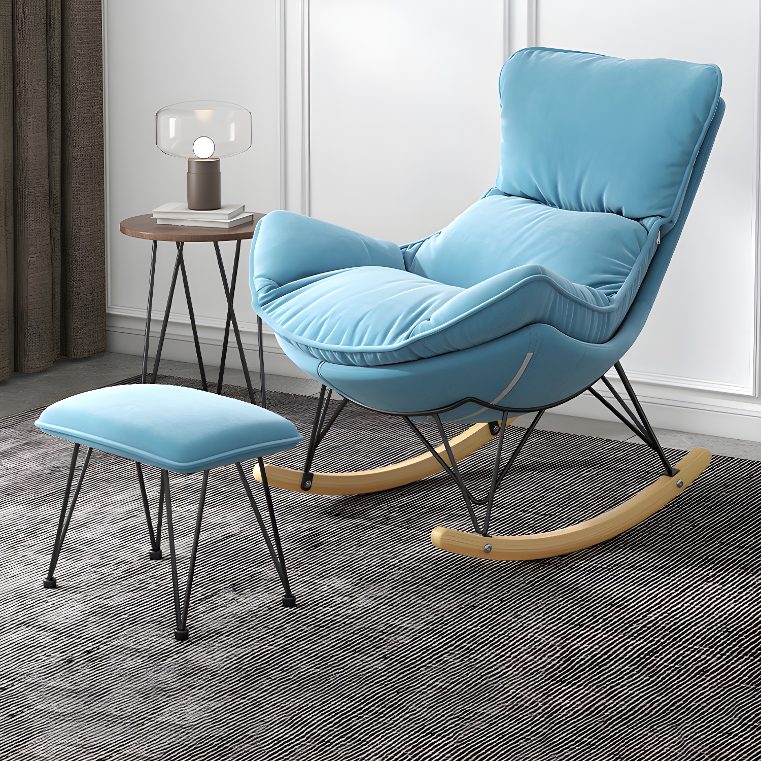 Solid Wood Rocking Chair | Ormau - image 17