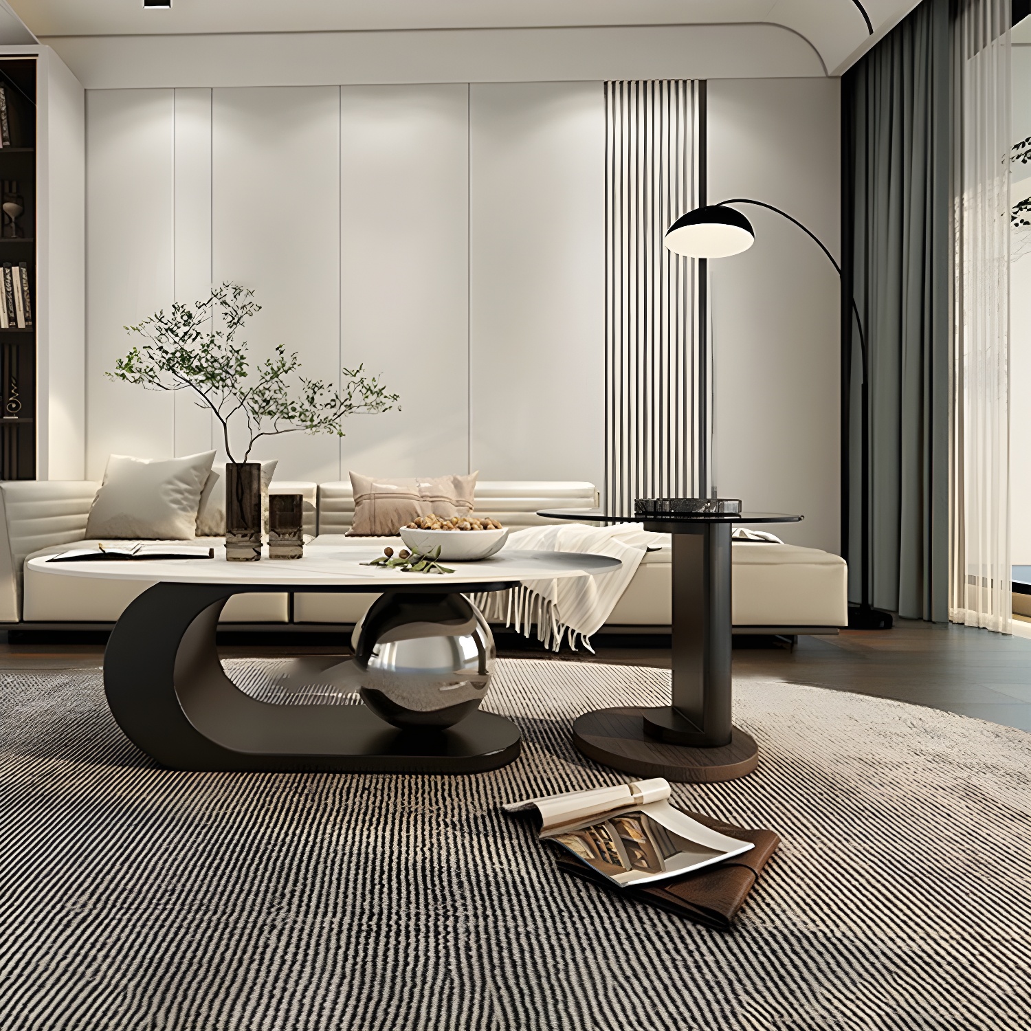 Glam Stone Coffee Table | Ormau - image 13