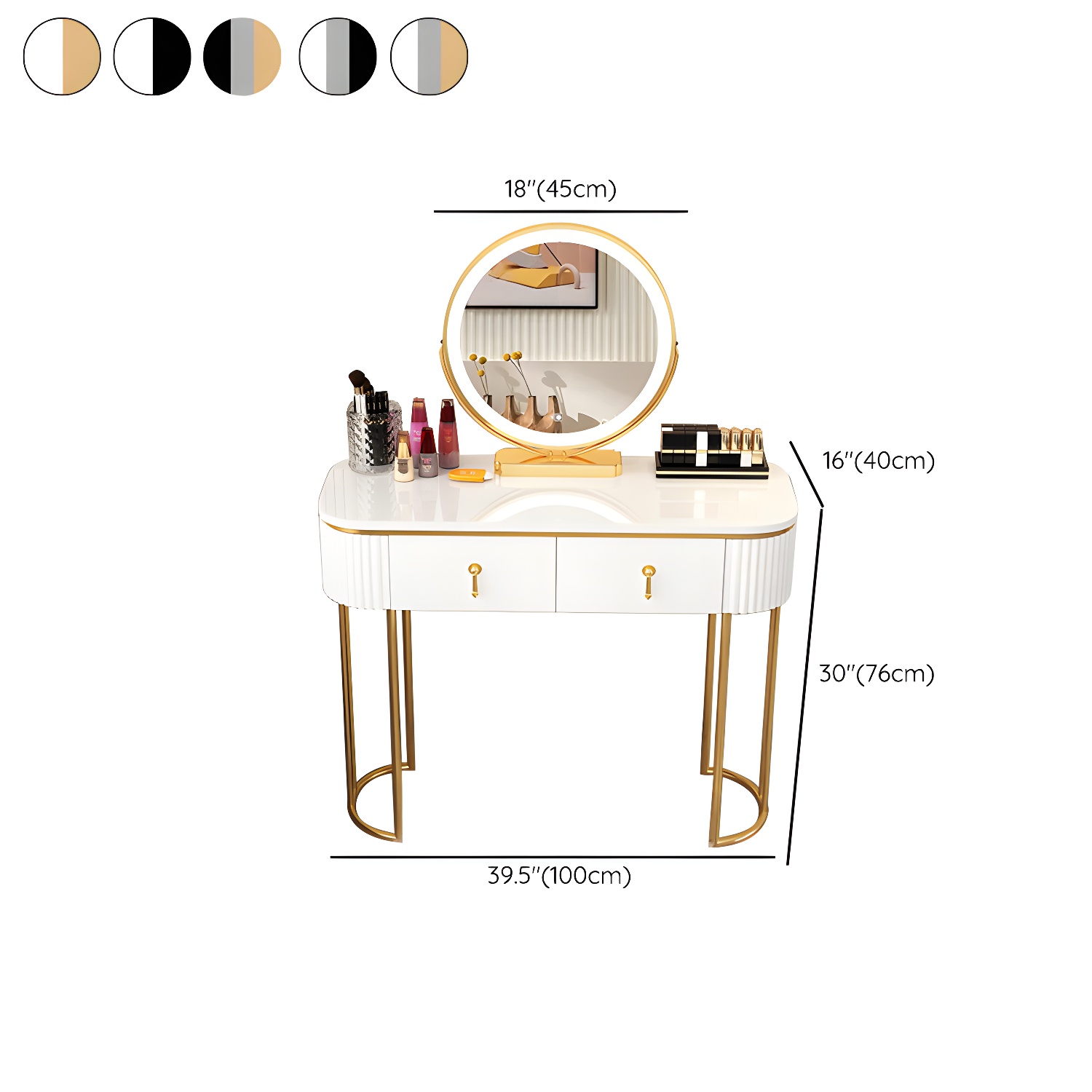 Lighted Mirror Vanity | Ormau - image 19