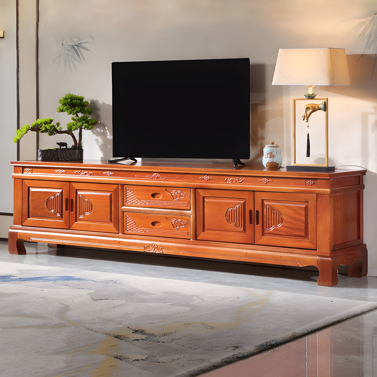 Classical Wood TV Stand | Ormau - image 24