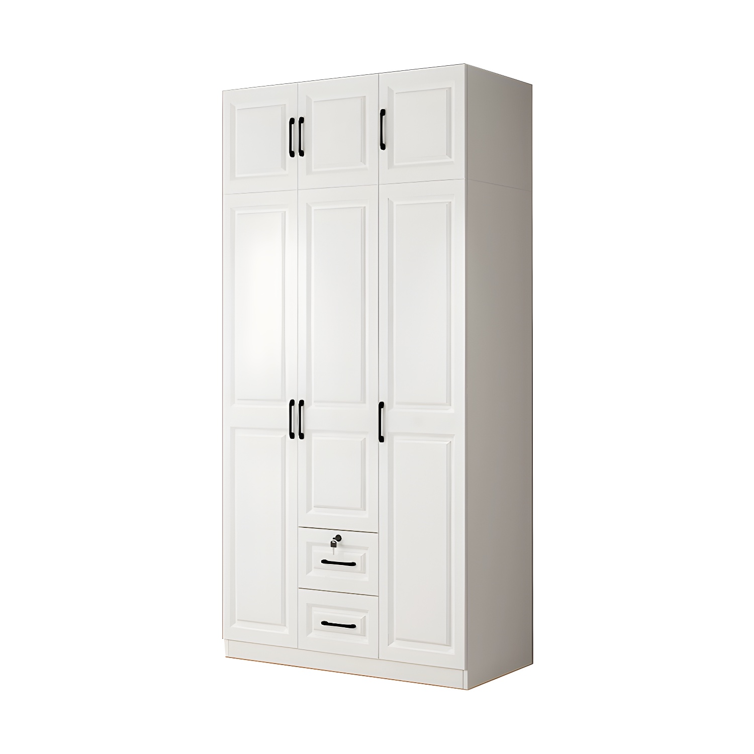 White Wood Wardrobe Armoire | Ormau - image 41