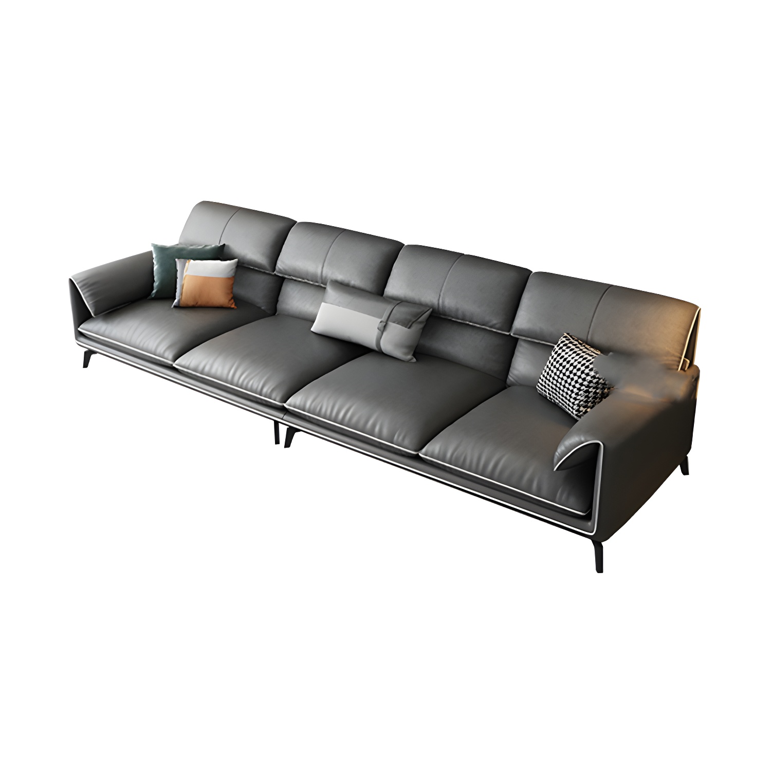 Modern Gray Sectional Sofa | Ormau - image 14