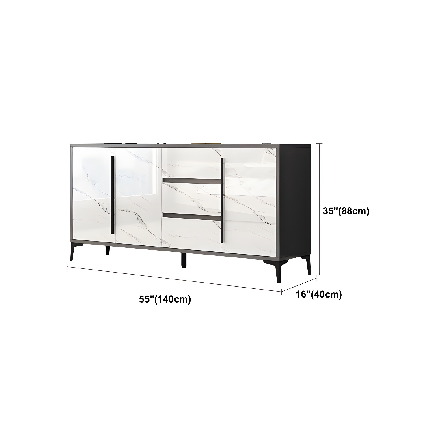 Modern White Buffet Server | Ormau - image 18