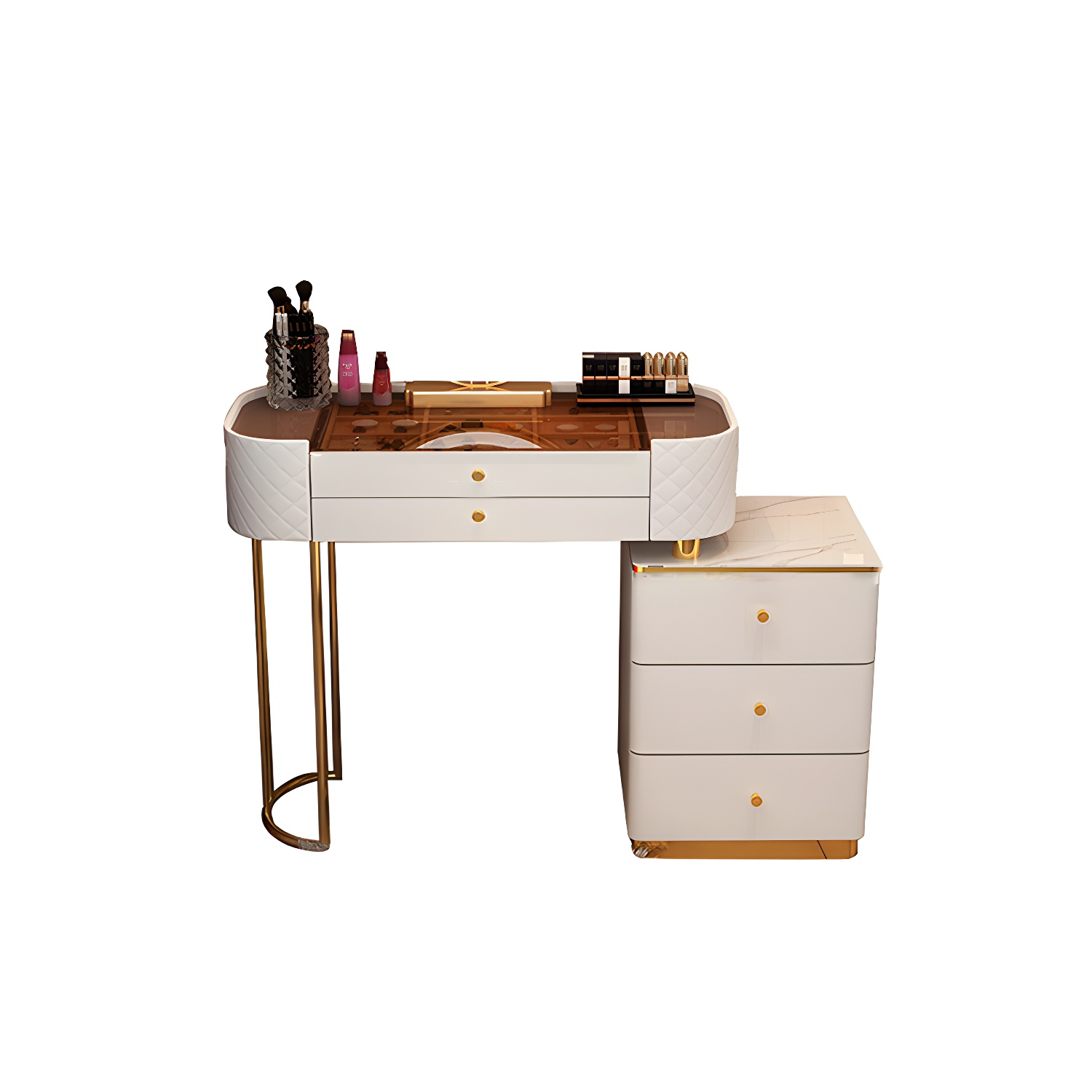 Lighted Vanity Table Set | Ormau - image 19