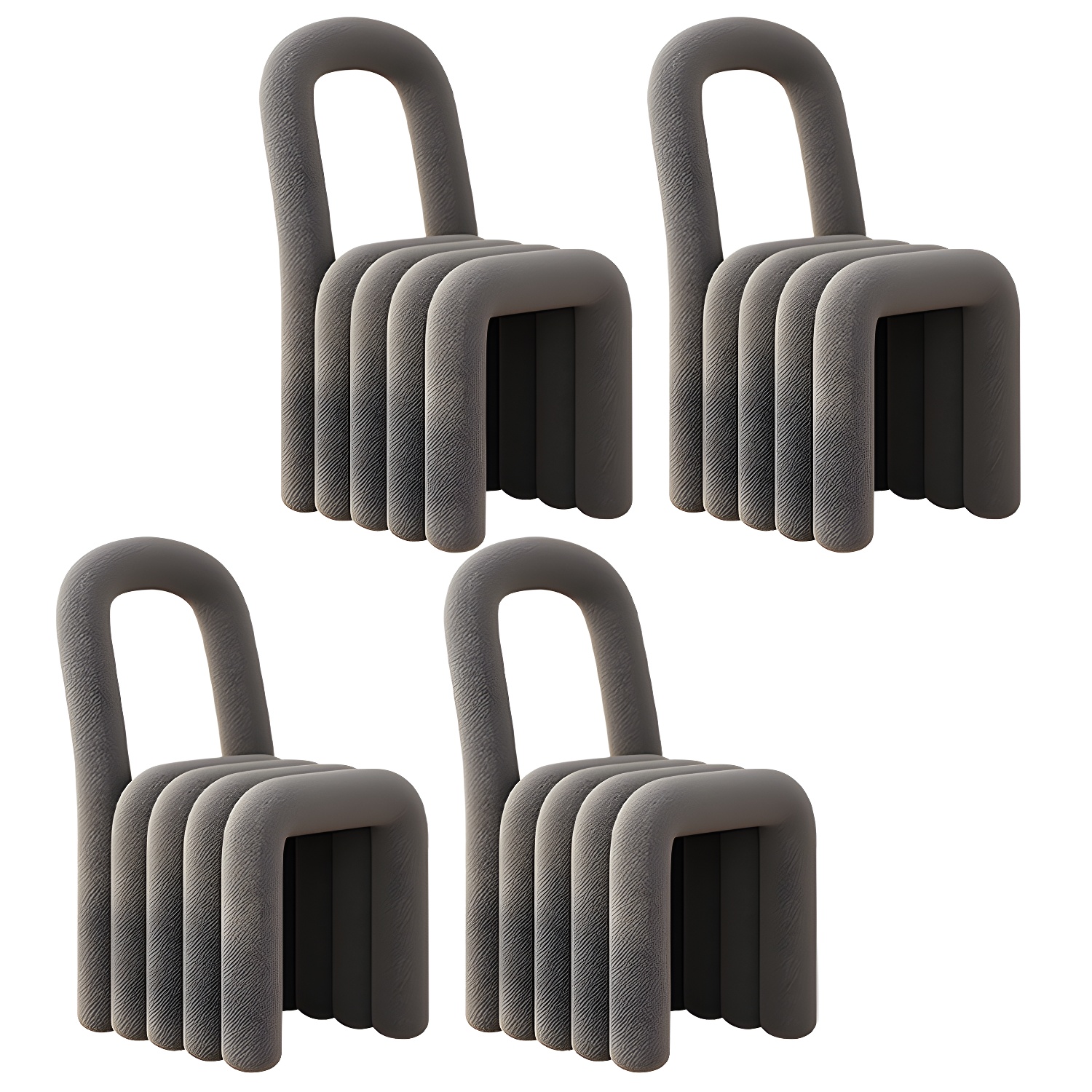 Velvet Open-Back Dining Chair | Ormau - image 37