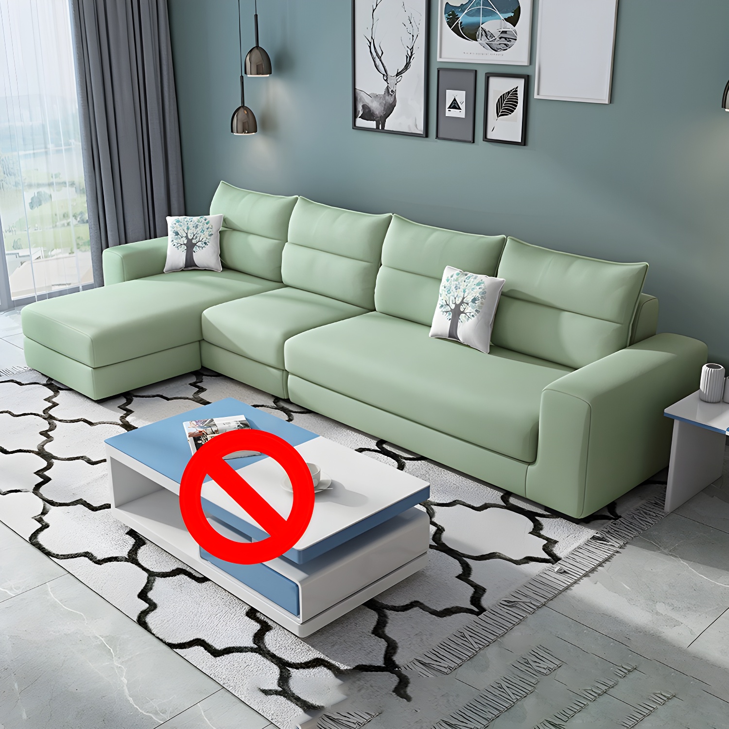 Modern L-Shape Sectional | Ormau - image 6