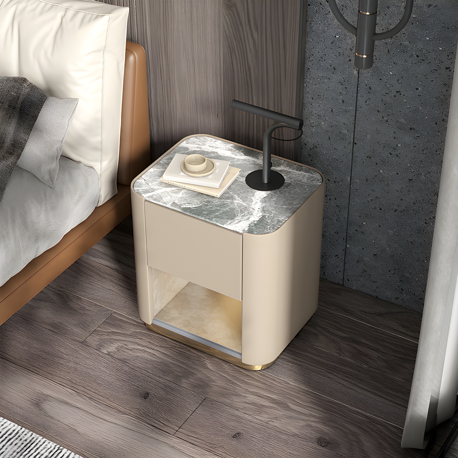 Stone Top Nightstand | Ormau - image 7
