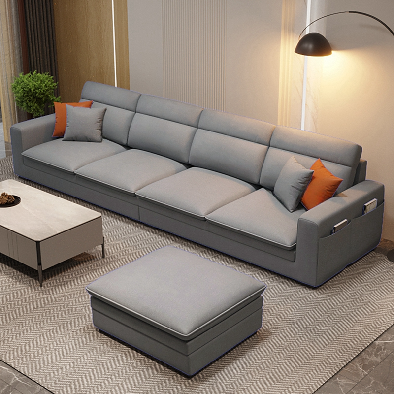 Natural Wood Sectional Sofa | Ormau - image 15