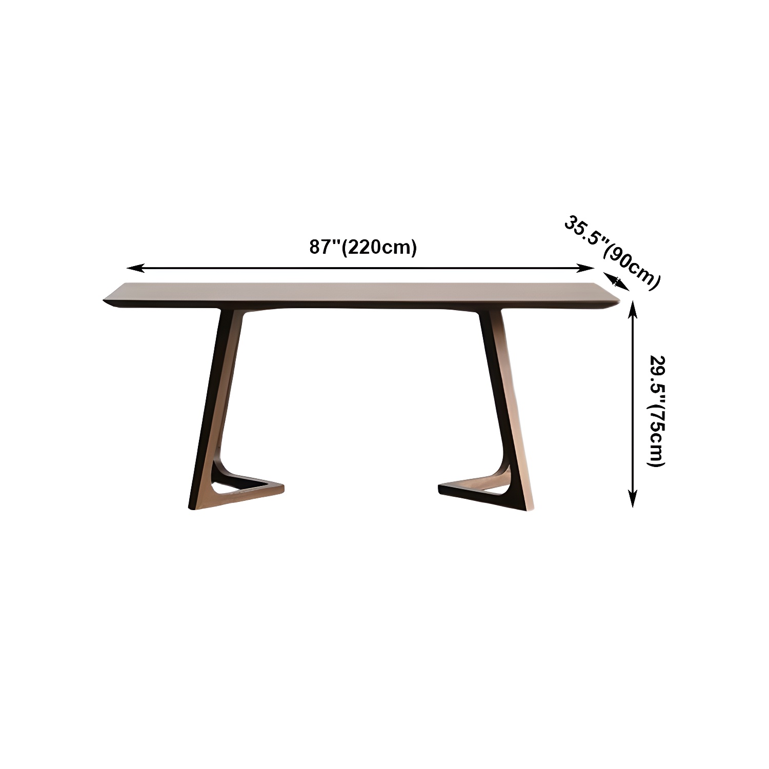 Rectangle Wood Dining Table | Ormau - image 12