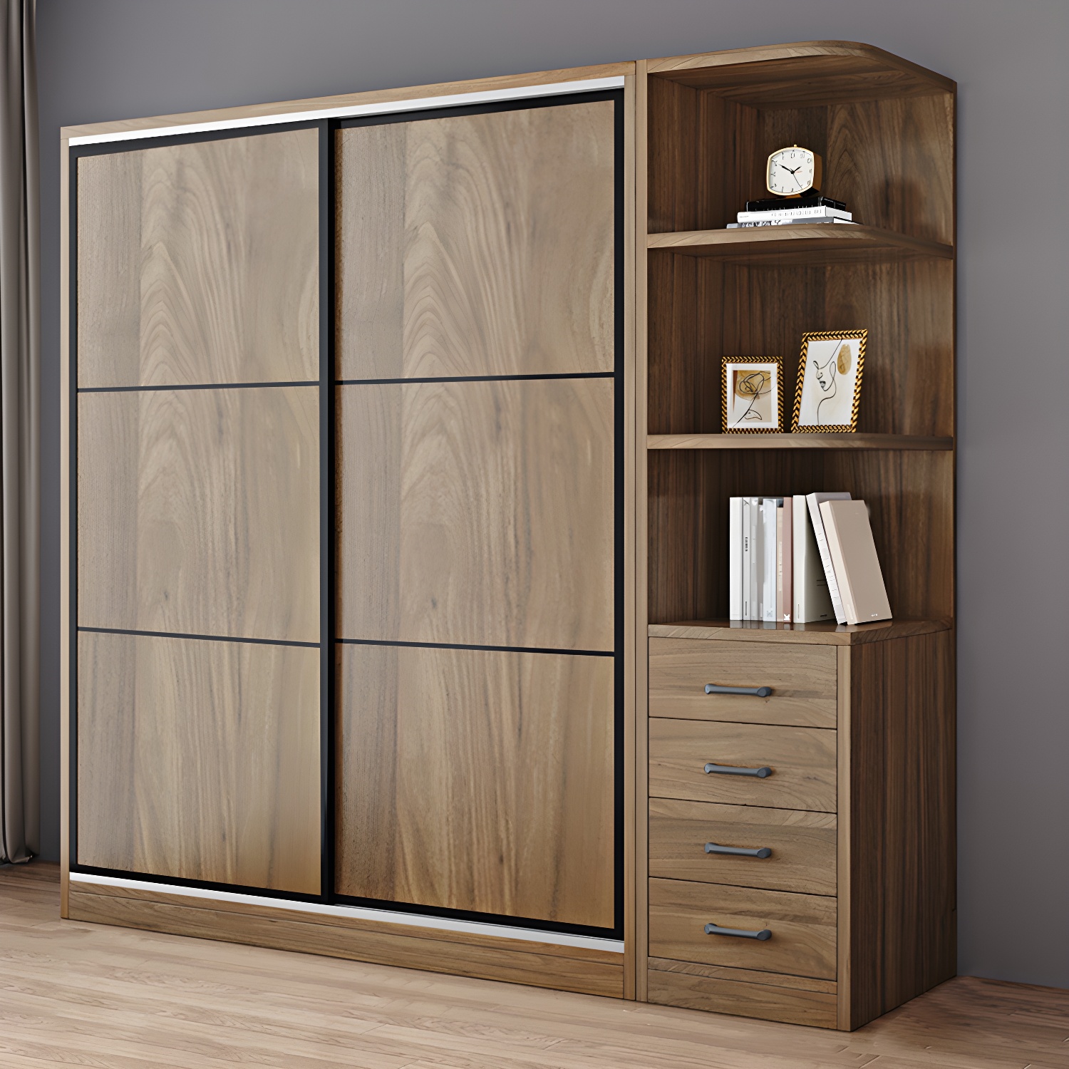 Modern Pine Wardrobe | Ormau - image 34