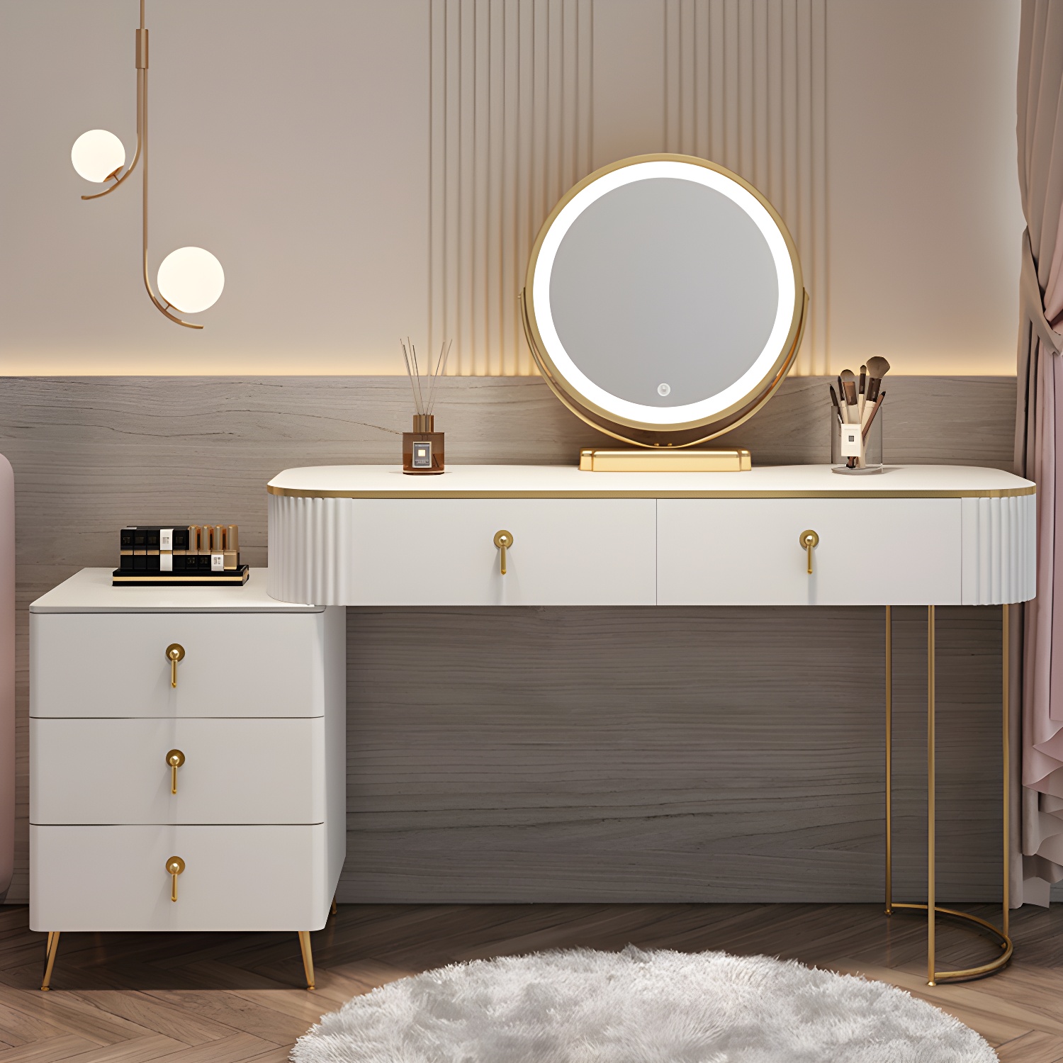 Mirrored Vanity Desk | Ormau - image 29