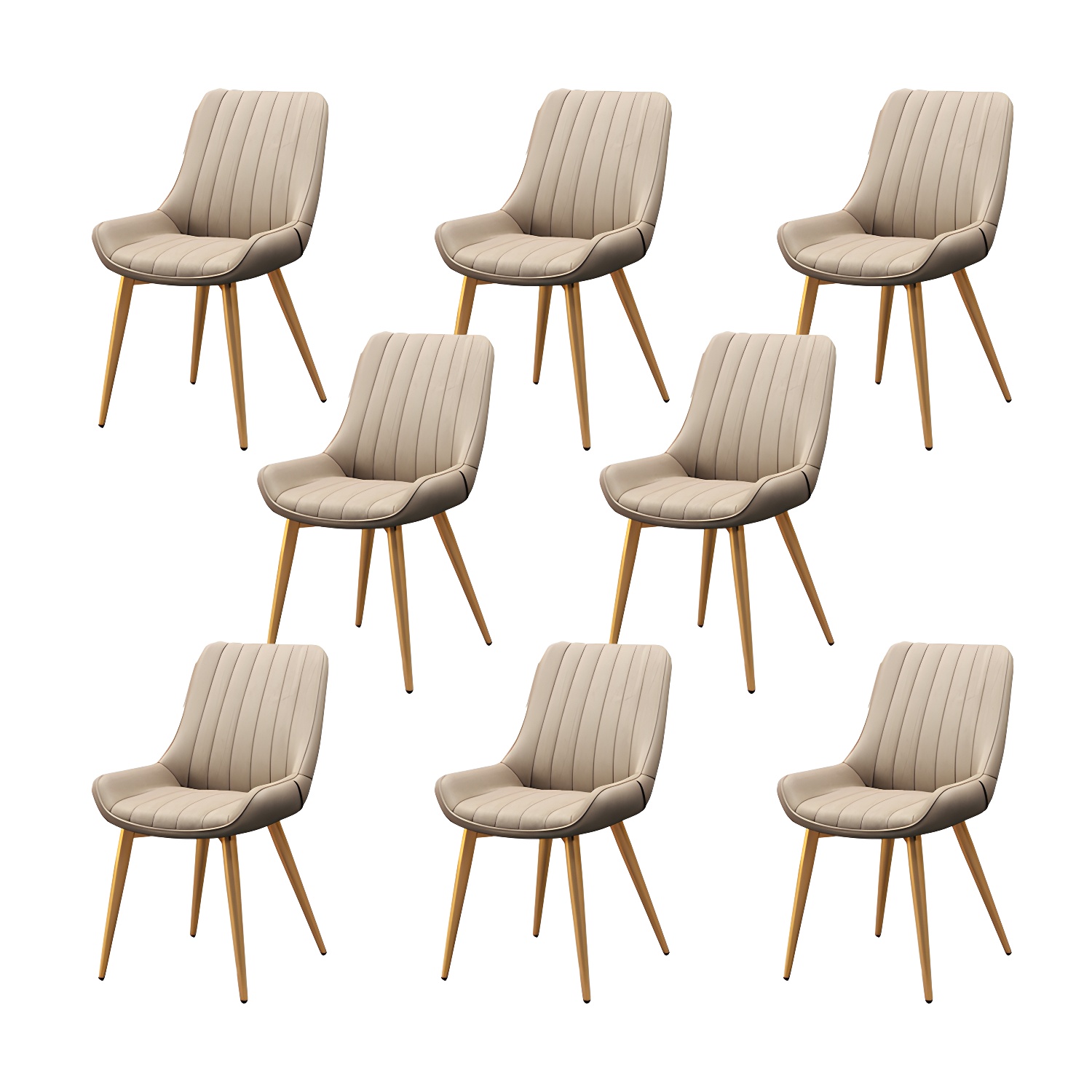 Faux Leather Dining Side Chair | Ormau - image 70