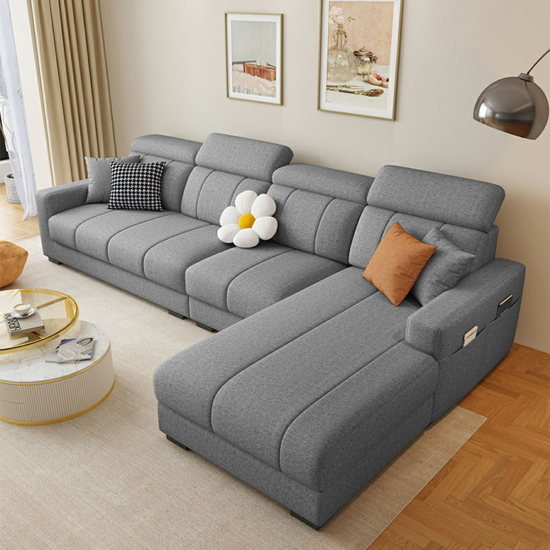 Modern L-Shape Sectional Sofa | Ormau - image 21