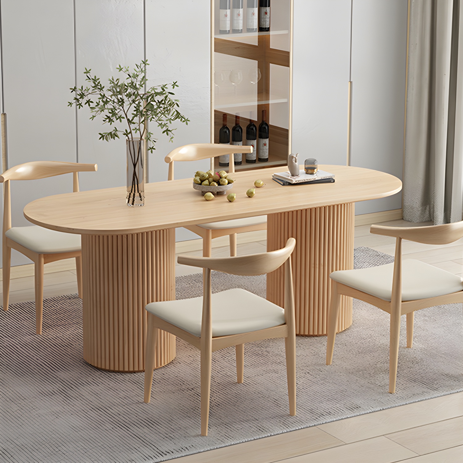 Modern Oval Dining Table | Ormau - image 10