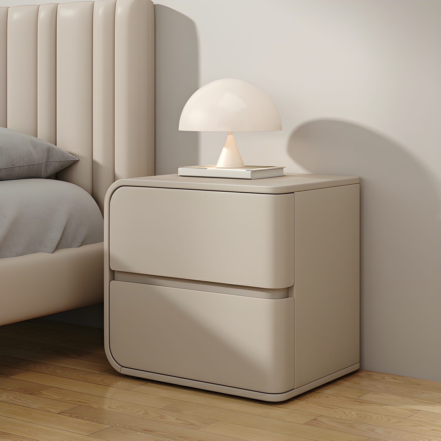 Rounded Corners Nightstand | Ormau - image 21