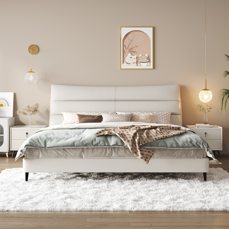 Solid White Timber Bed | Ormau - image 2