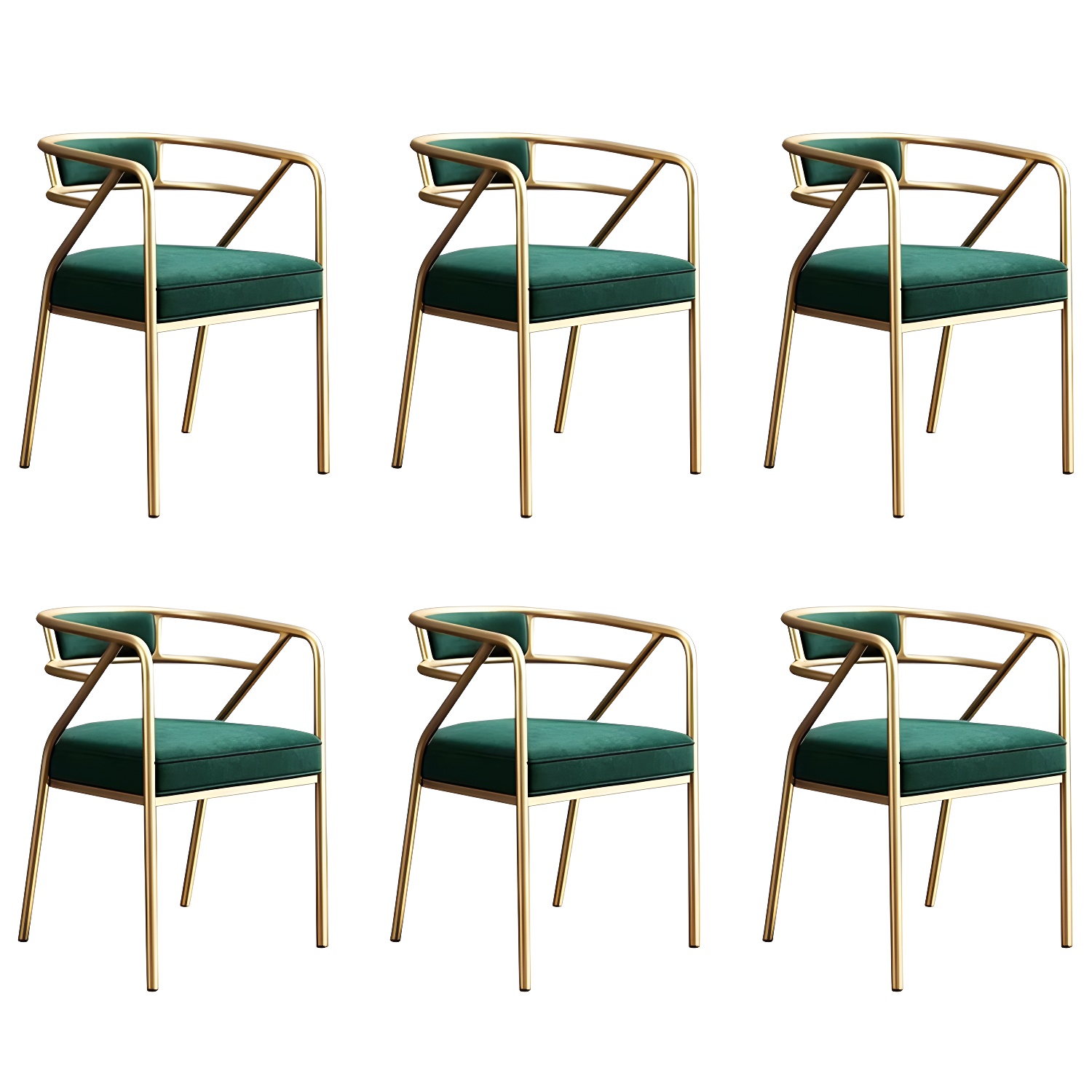 Glam Upholstered Arm Chair | Ormau - image 48