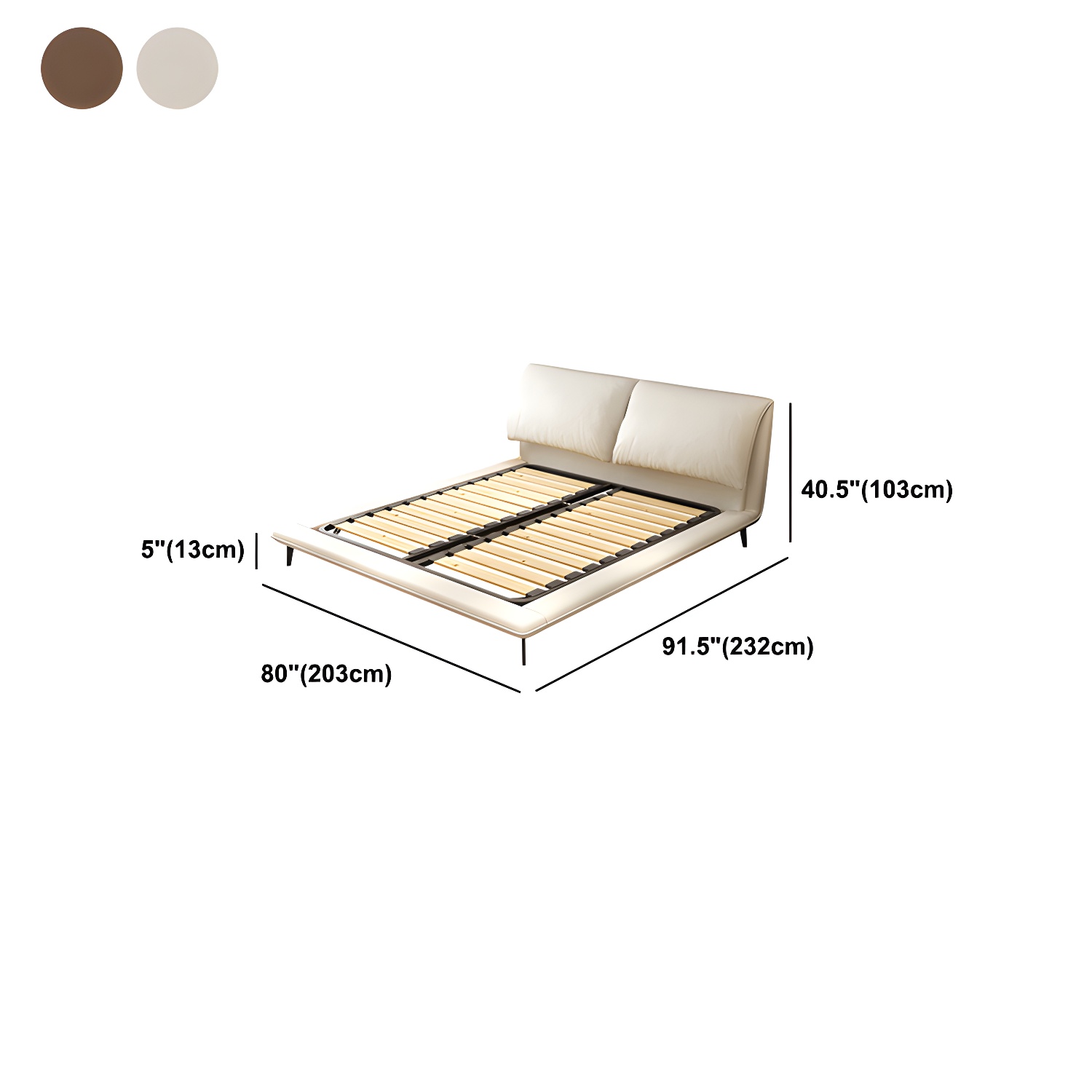 Leather Panel Bed | Ormau - image 12