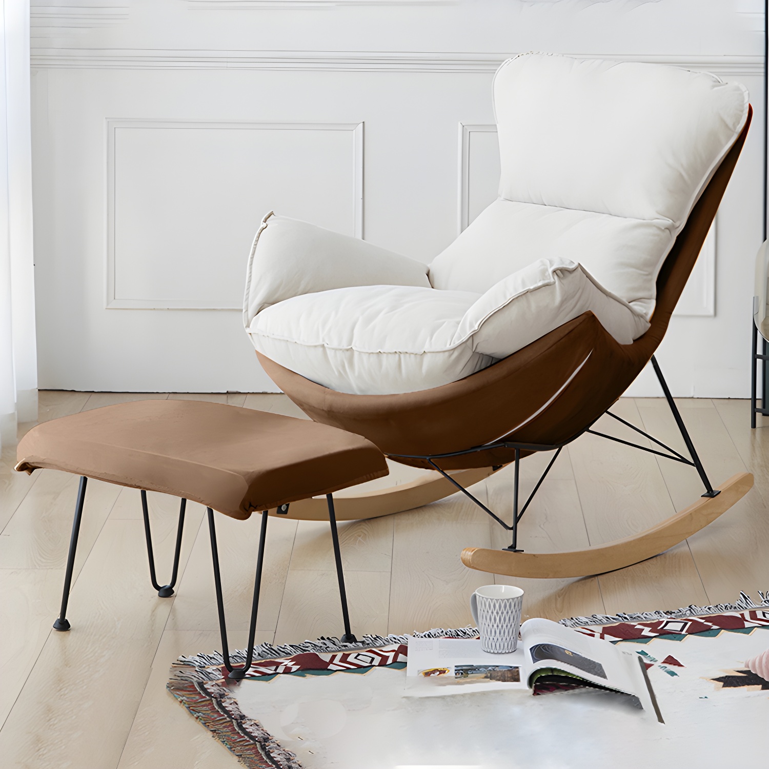 Upholstered Rocking Chair | Ormau - image 21