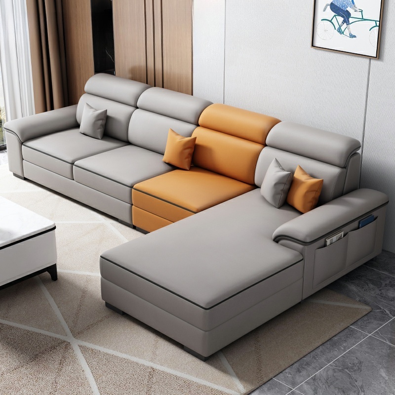 Modern L-Shape Sectional Sofa | Ormau - image 5