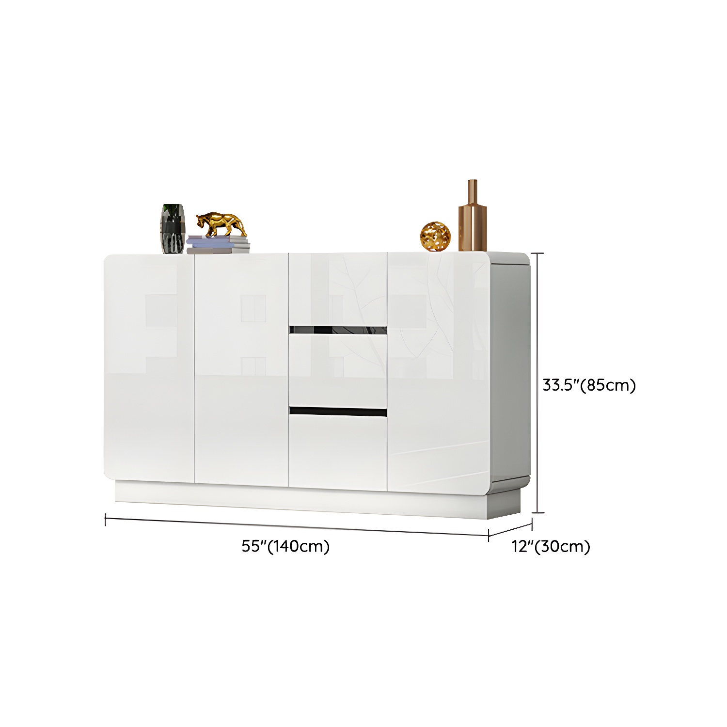 Modern White Sideboard | Ormau - image 18