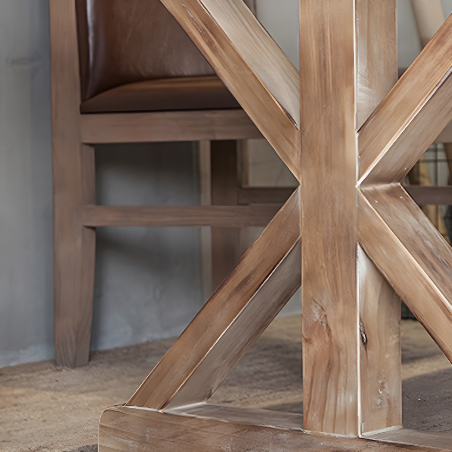 Distressed Pine Dining Set | Ormau - image 9